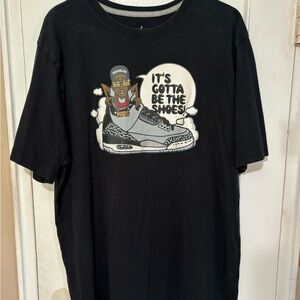 Men's JORDAN Black Graphic T-Shirt